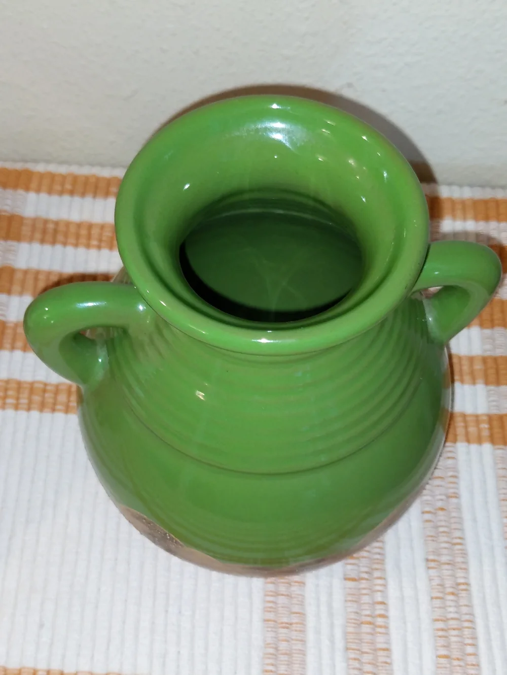 Southern Living At Home Small Tuscan Verona Green Olive Jar Vase Urn Pottery